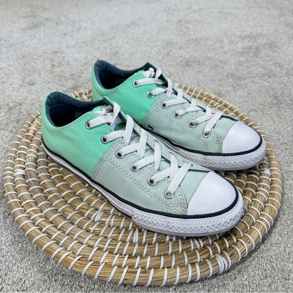 Converse Women’s Chuck Taylor Allstar Low Top Sneakers Shoes in Mint White 5 - Picture 1 of 12